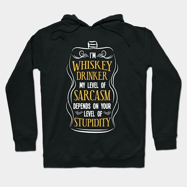 Funny Whiskey Hoodie by TheBestHumorApparel